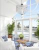6 - Light Dimmable Crystal Chandelier