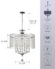 6 - Light Dimmable Crystal Chandelier
